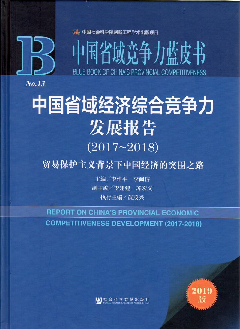 操逼电影视频中国省域经济综合竞争力发展报告（2017-2018）